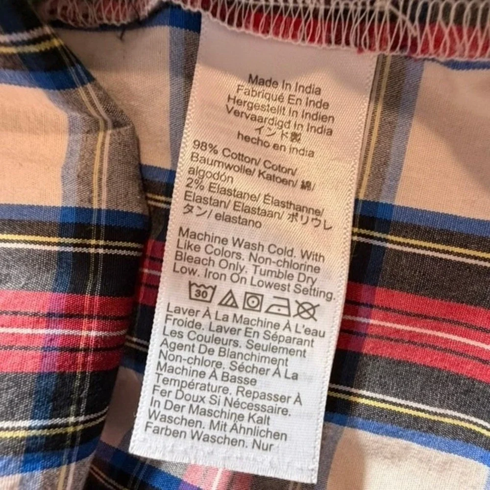 Crewcuts Girls Tartan Plaid Tiered Long Sleeve Dress 10 Holiday Christmas Preppy